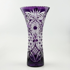 Ваза Хрустальная Для Цветов 32 Сиреневая